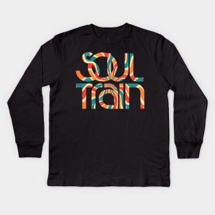 Soul Train Retro Kids Long Sleeve T-Shirt